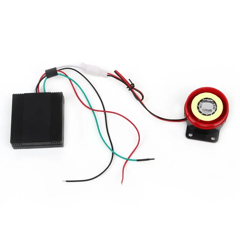 

New Scooter Car Security Alarm System Remote Control 12V Anti-theft Motorcycle Bike qyh
