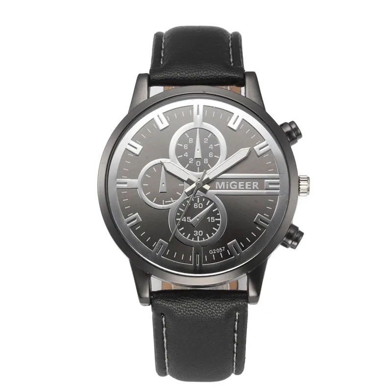 2019 бизнес часы для мужчин известный бренд Спорт цифровой Relogio Masculino Ретро дизайн кожаный ремешок повседневные часы relogio 90