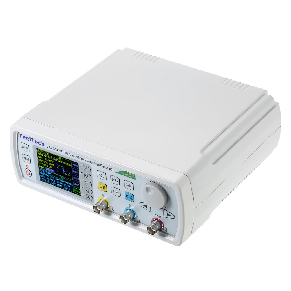 

FY6600-50M High Precision Digital signal generator Dual-channel DDS Function Generator Frequency Meter 250MSa/s 8192*14bit 50MHz