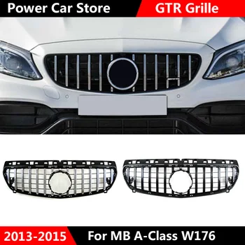 

Car GTR Style Front Racing Grill Grills For Mercedes For Benz Facelift W176 A180 A200 A250 A45 AMG 2013-2015 Without Emblem