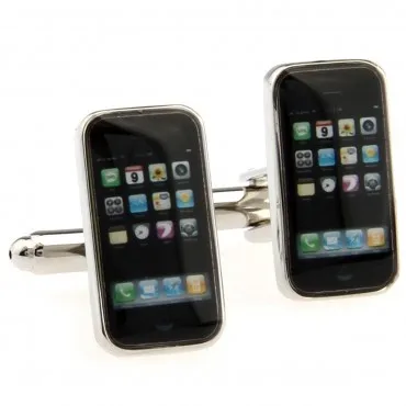

Black Phone Cuff Link 3 Pairs Free Shipping Crazy Promotion