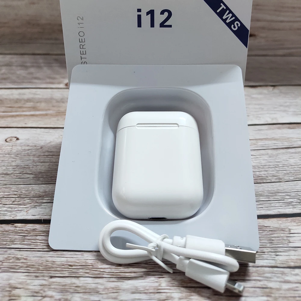 

New i12 Tws Binaural Voice Call Bluetooth 5.0 Wireless In-ear Headphones Mini Bluetooth Headset With Mic audifonos para celular