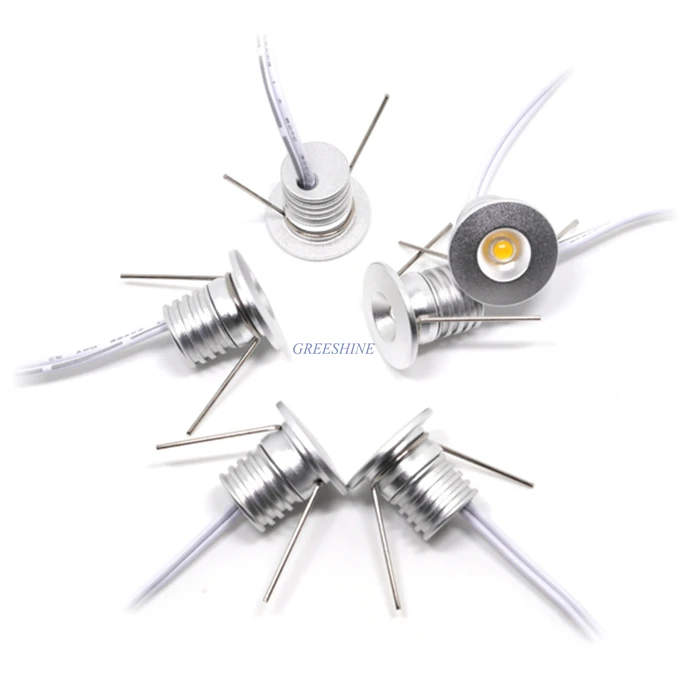 Conduziu a Luz do Armário Conduziu a Luz do Ponto de 15mm Dimmable w Mini Downlight Recesso Led Férias Luz 5 Anos Warrranty Ac85-265v 6 Pcs 1 9 1w led spot