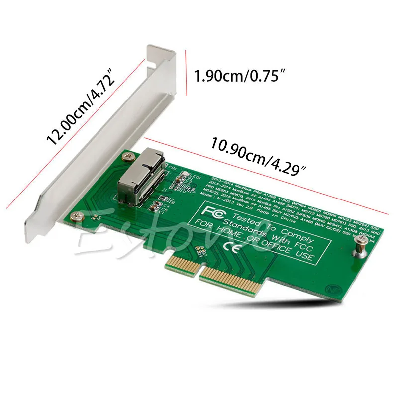 Высокое качество для Apple 2013 Pro& Air SSD к PCI Express x4 конвертерная плата адаптера