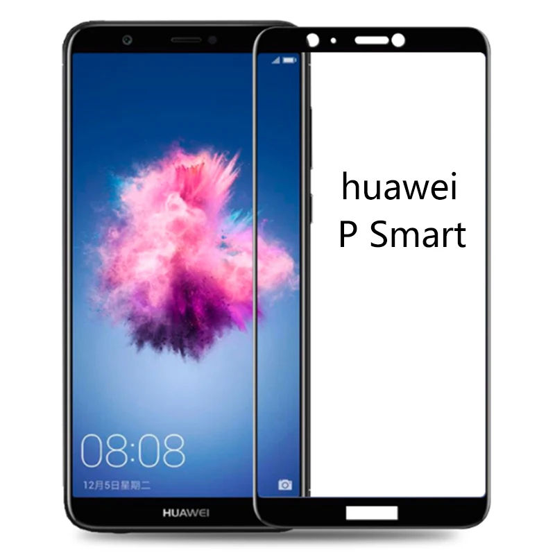 6D 9H закаленное стекло для huawei P Smart glass huawei Enjoy 7S Защита экрана полное покрытие для Huawey P Smart FIG-LX1 glass flim