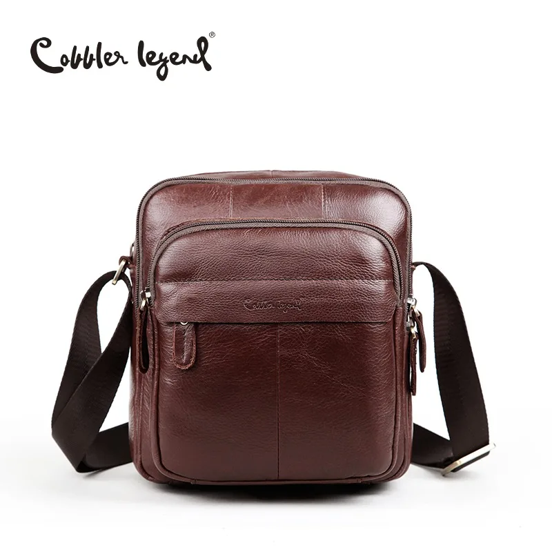 

Cobbler Legend Fashion Brand Top Quality Vintage Real Leather Men's Sling Shoulder Messsenger Bag Male Handbags Cross-Body Bags#