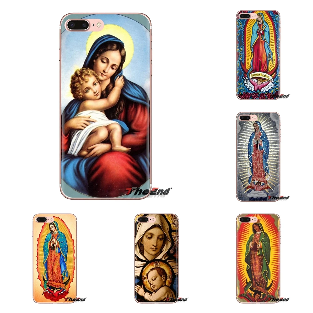 

mother Virgin Mary Soft Transparent Shell Covers For Xiaomi Mi4 Mi5 Mi5S Mi6 Mi A1 A2 5X 6X 8 9 Lite SE Pro Mi Max Mix 2 3 2S