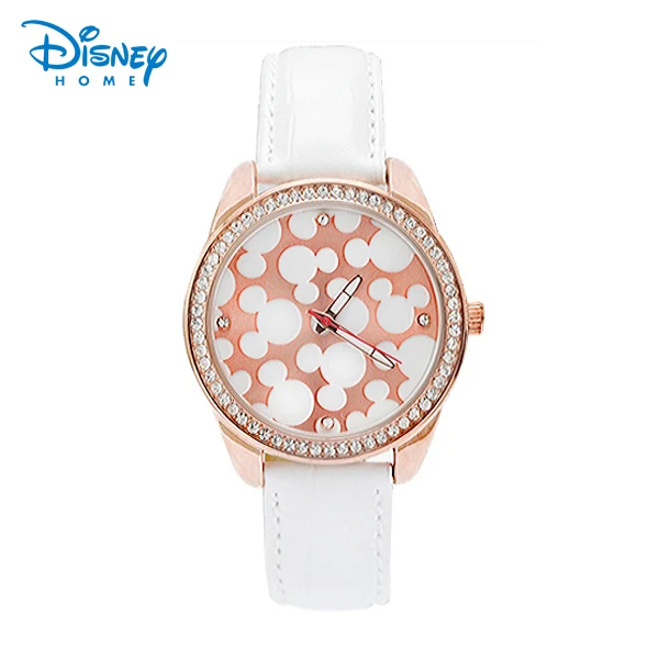 

Disney Women Watches Original Luxury Leather Strap Quartz Geneva Watch Mickey Mouse Mulher Women Relogio Feminino Ladies Watches