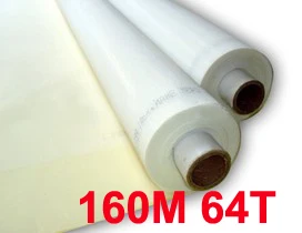 

Free shipping Cheap 5 meters discount 64T 160M polyester silk screen printing mesh 64T 127CM width