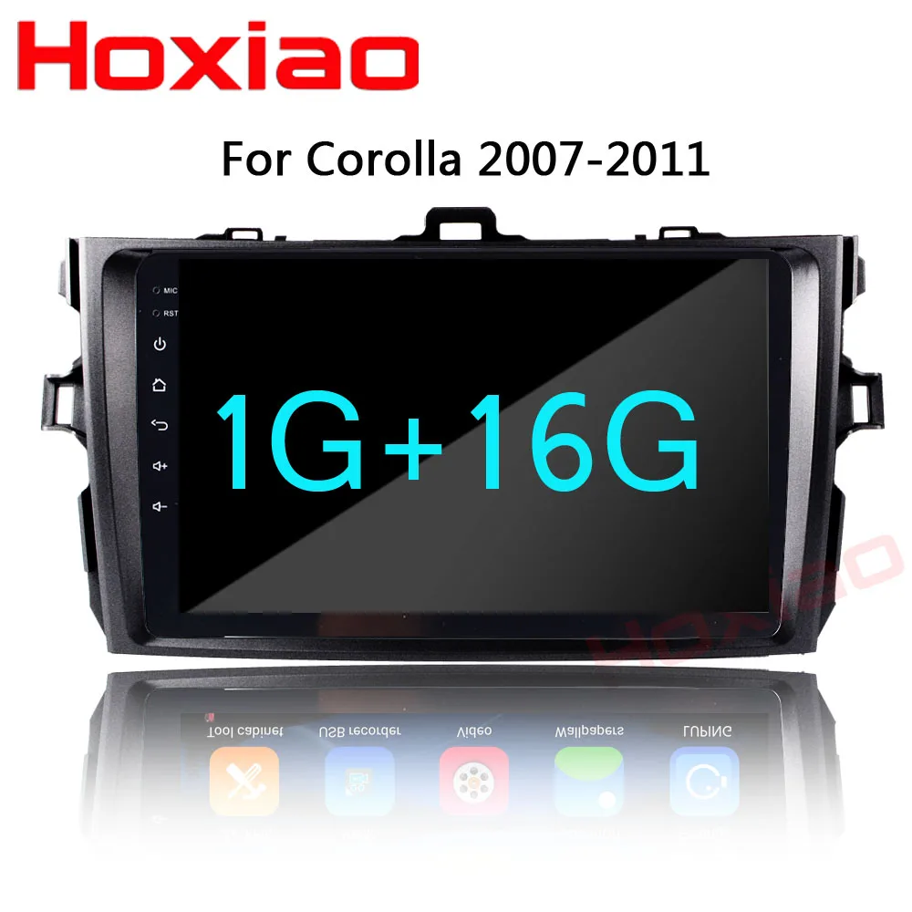 Flash Deal Car Android 2+32 For Toyota Corolla 2007 2008 2009 2010 2011 8 inch 1024*600 screen Car radio gps stereo 2 din car dvd player 0