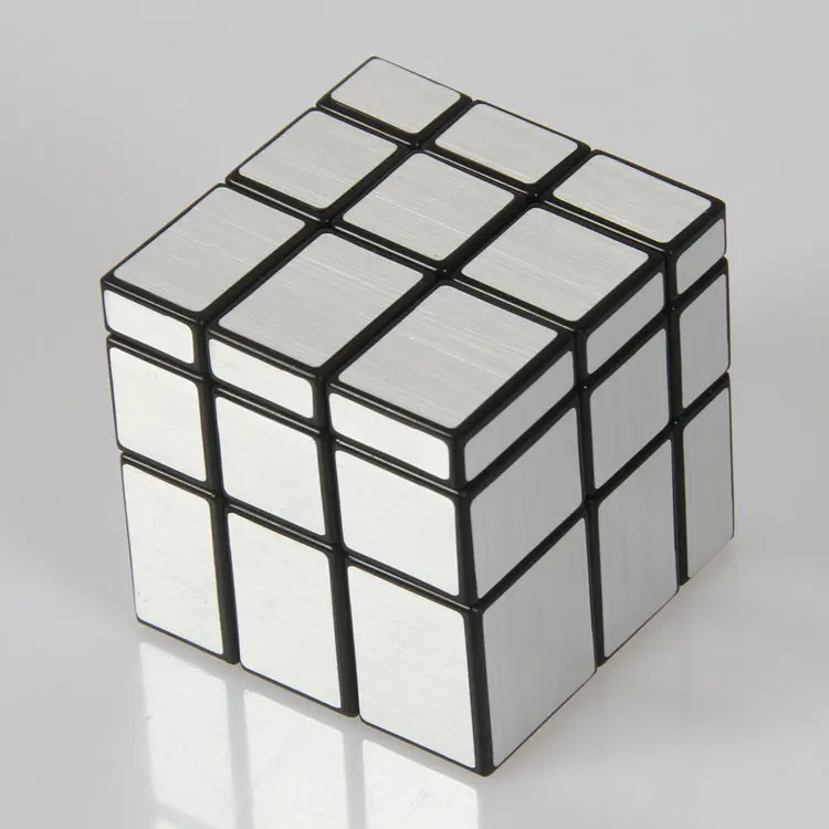 3x3x3 магический зеркальный куб, Профессиональный Золотой Серебряный куб, магический литой пазл с покрытием, скоростной поворот, обучающие и обучающие игрушки - Цвет: Red