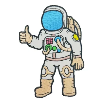 

SPACE EXPLORER embroidery patches custom DIY your own design badges chest size clothing kids patches for jacket mini decoration