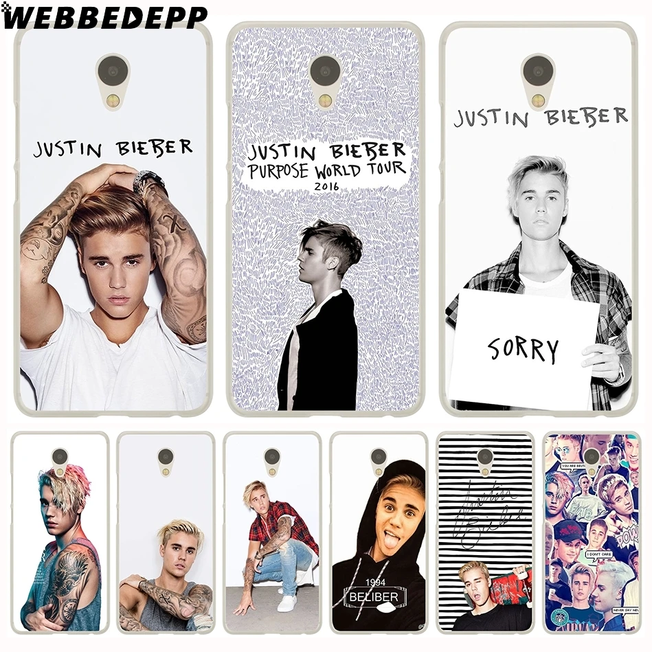 WEBBEDEPP Justin Bieber Art Phone Case for Meizu M6 M5 M3 Note M6S M5S M5C M3S Mini Cover