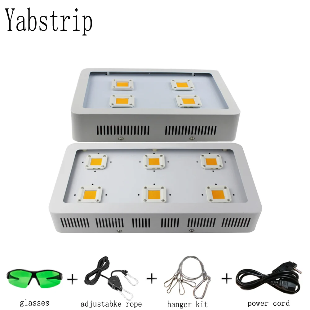 Светодиодная сельскохозяйственная лампа Yabstrip 1200 Вт 1800 COB эффективная фитолампа