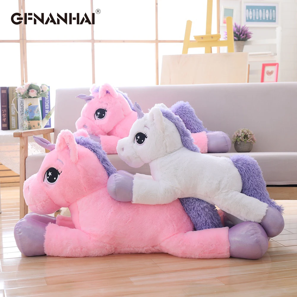 giant pink unicorn plush