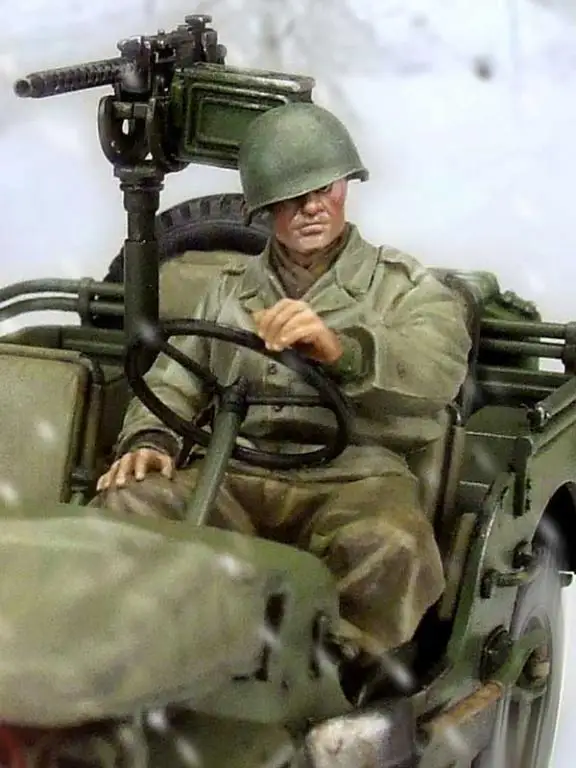 1/35 Resin Figure Model Kits WW2 US Driver Unassembled unpainted