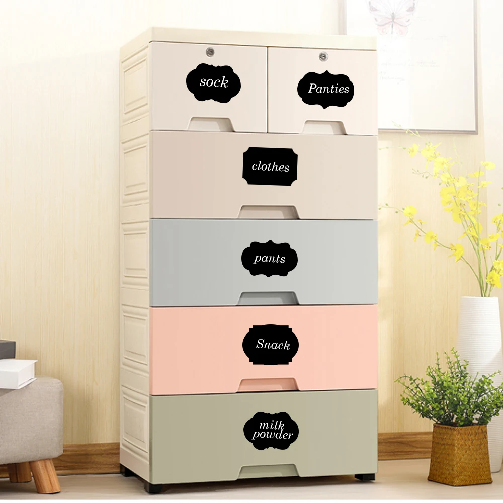 96pcs Black Chalkboard Labels Jar Stickers Labels Pantry Storage Bottle Kitchen Organizer Container Stickers Storage Box Sticker (9)