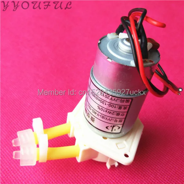 

1pc retail wide format printer peristaltic ink pump JYY 100-130ml/min 24V DC for Mimaki Roland Mutoh Allwin Human Xuli DX5 pump