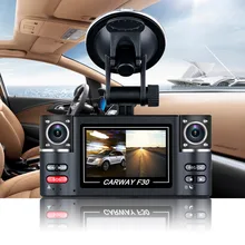 Carway F30 Автомобильный ВИДЕОРЕГИСТРАТОР 2.7 «TFT ЖК-ДИСПЛЕЙ HD 1080 P Поворачивается с Двумя Объективами Камеры Автомобиля Вождение Цифровой Видео регистратор Видеокамера Ночного Видения