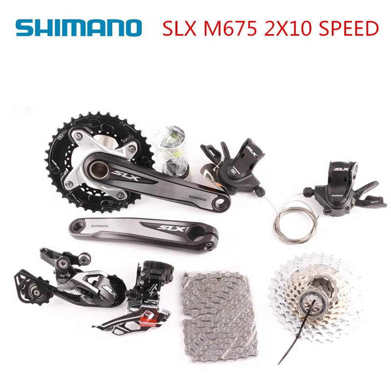 Shimano slx m670 M675 2x10 20 s 30 s скорость горный велосипед список групп