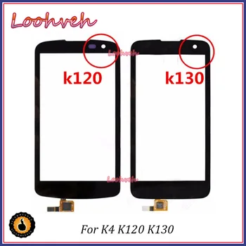 

10Pcs/lot Replacement Screen For LG K4 K120 K120E K121 K130 K130E Touch Screen Digitizer Sensor Front Glass Lens Panel Black