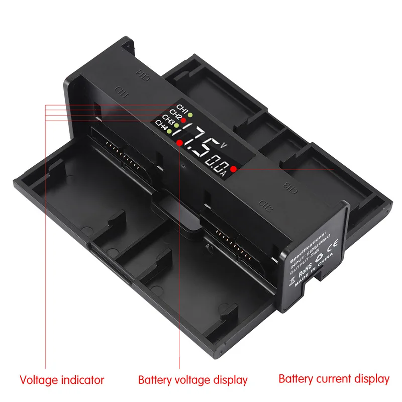 4 in 1 Mavic 2 Battery Charger Batteries Intelligent charging Display Hub board for DJI Mavic 2 pro zoom drone Accessories 1 (5)