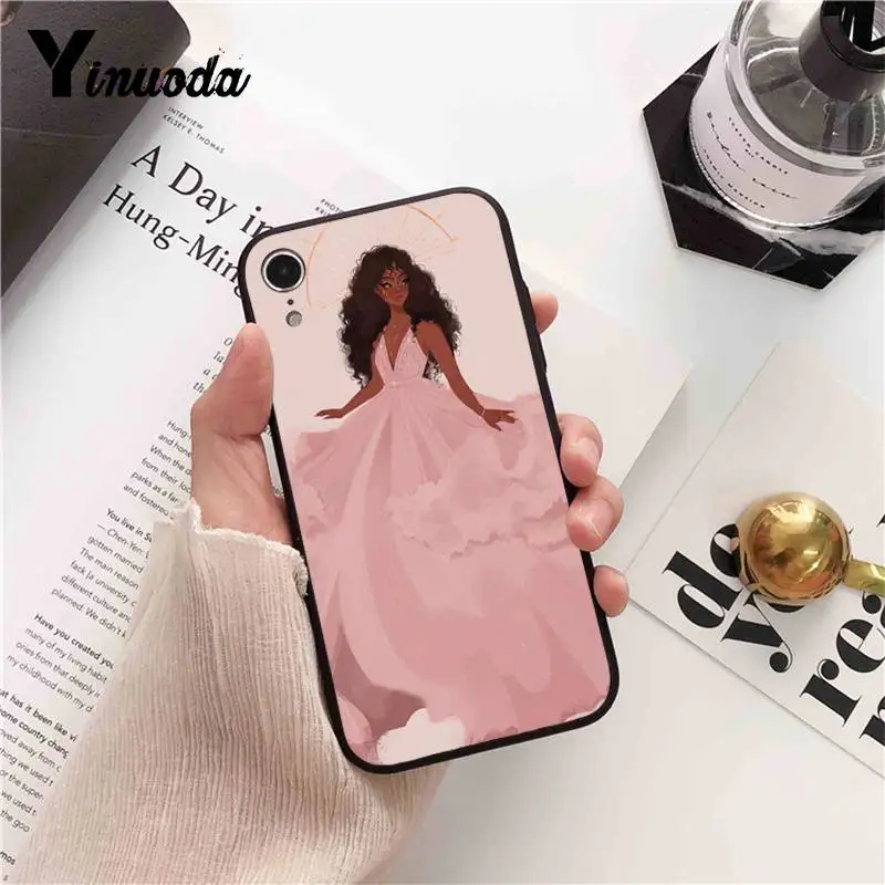 Модный чехол для телефона Yinuoda Melanin Poppin Aba iPhone 8 7 6 6S 6Plus 5 5S SE XR X XS MAX 11 pro