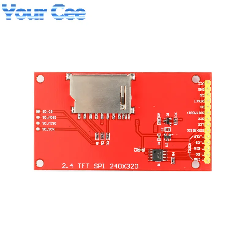 2 4 дюймовый 8 цветной TFT ЖК дисплей модуль 240X320 &quot2 8&quot интерфейс SPI Drive ILI9341 с