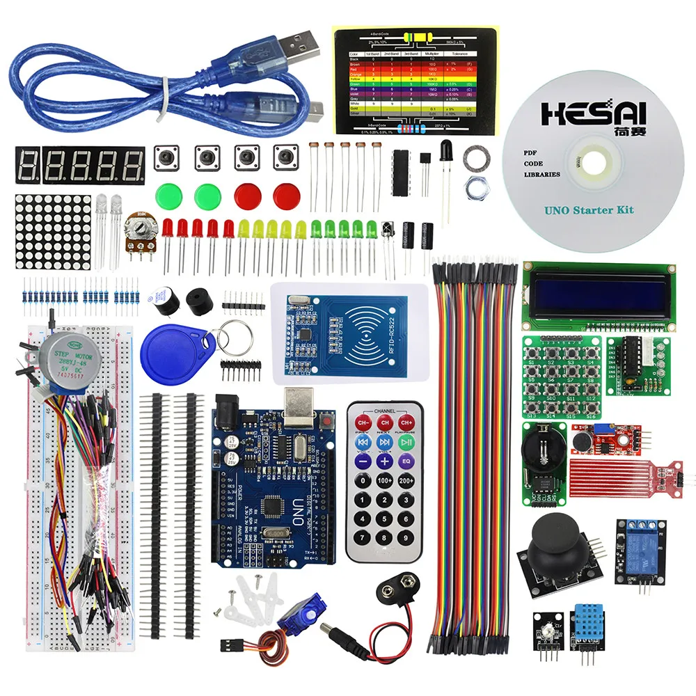 

NEWEST RFID Starter Kit UNO R3 Upgraded Version Learning Suite UNO R3 Starter Kit
