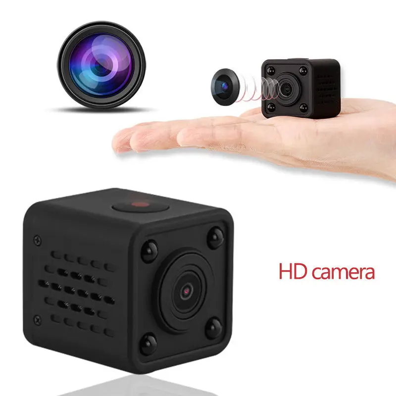 

HYUCHON 1080P WiFi Mini Camera HDQ9 IP Indoor wireless Cam/Pet baby Monitor/Nanny Cam with Motion Detection,Night Vision IR