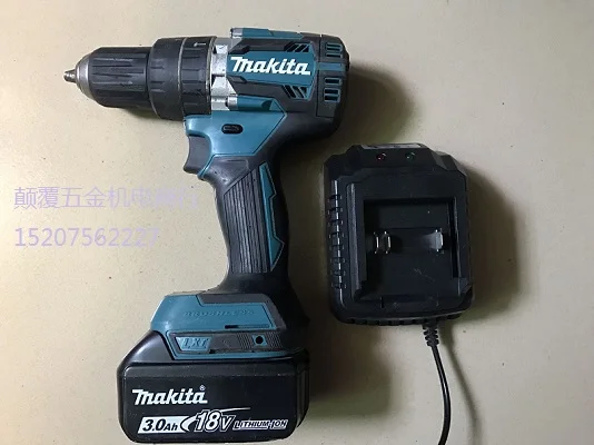 

MAKITA new type 18V lithium battery multi-function impact electric drill brushless motor 3AH battery charger (used products)