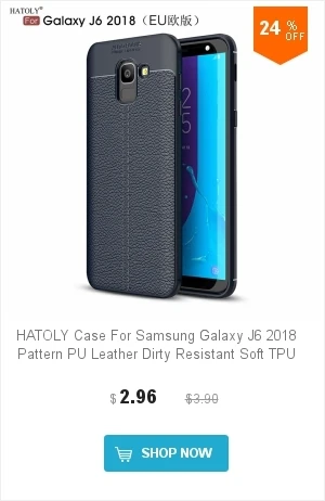 HATOLY чехол для samsung Galaxy J6 чехол J600f/ds армированный Силиконовый прочный жесткий пластиковый чехол s для samsung J6 Версия ЕС