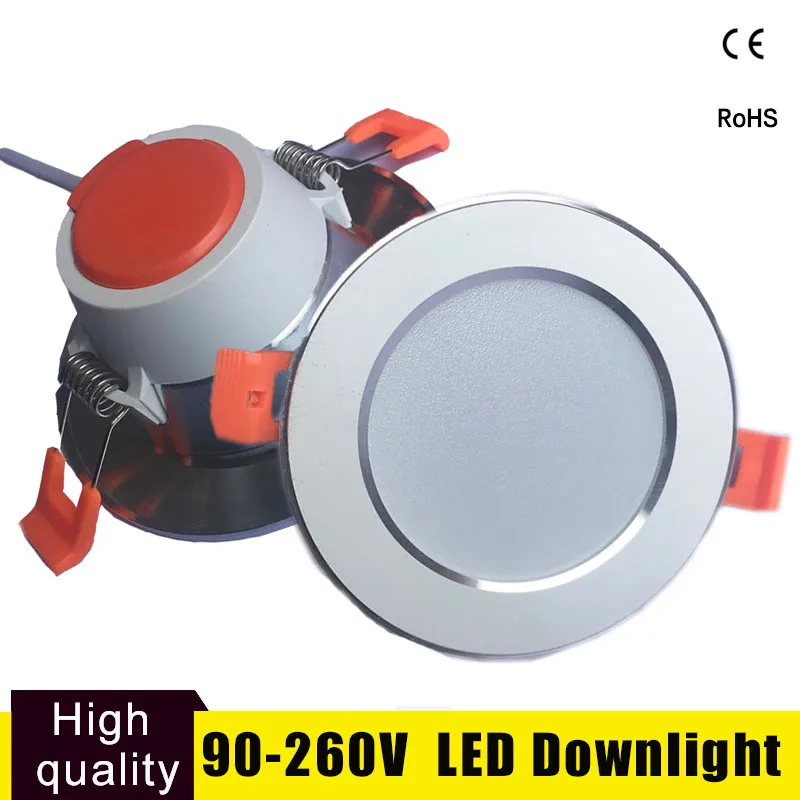 

LED Downlight Lamparas de Techo Led 3W 5W 9W 12W 15W 220V 230V 240V LED Light Bedroom Kitchen Indoor Led Spot Lighting
