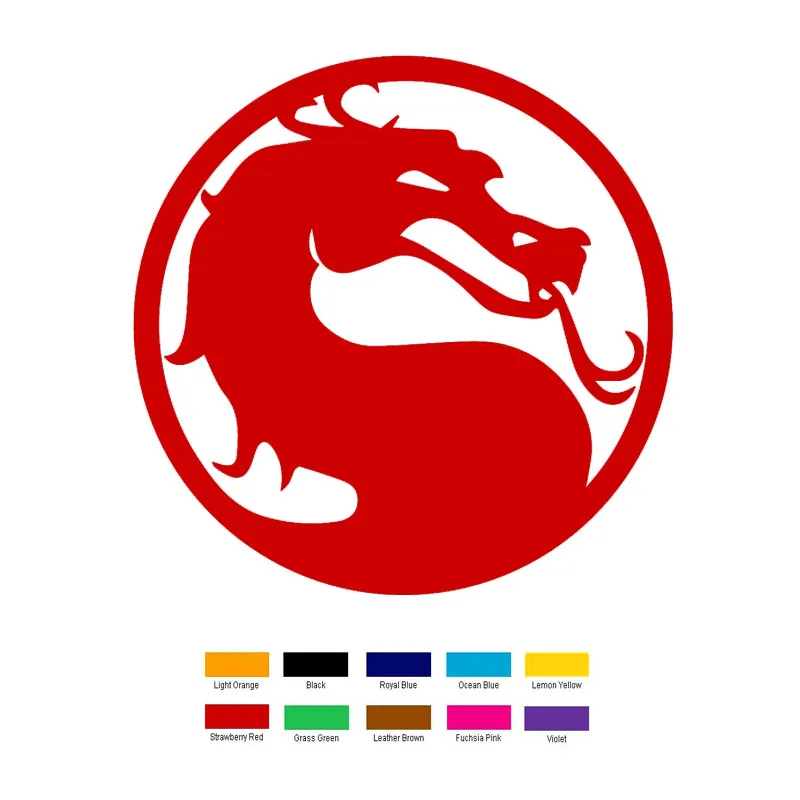 Автомобильный Стайлинг 15 см x Mortal Kombat автомобиля Стикеры для грузовик окно бампер