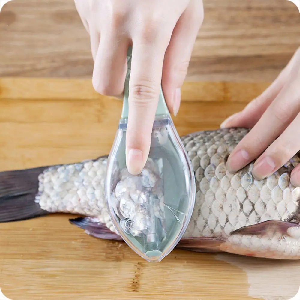 Fish Skin Brush Scraping Fishing Scale Brush Graters Fast Remove Fish