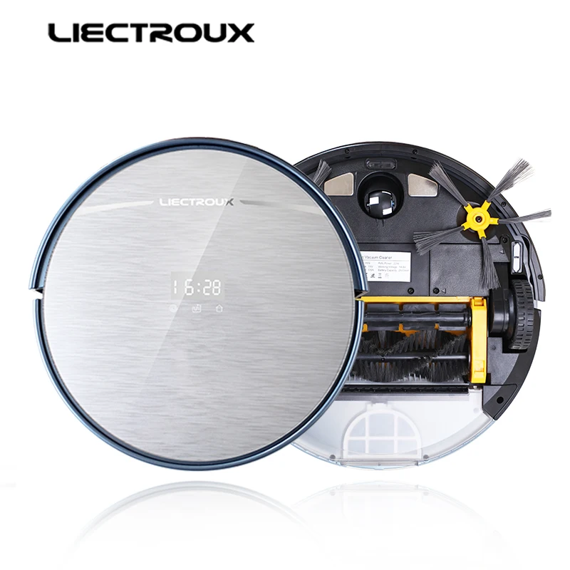 LIECTROUX X5S Robotic Vacuum Cleaner,WIFI APP Control,Gyroscope Navigation,Switchable Water Tank & Dust Bin for Wet&Dry Cleaning LIECTROUX X5S Robotic Vacuum Cleaner,WIFI APP Control,Gyroscope Navigation,Switchable Water Tank & Dust Bin for Wet&Dry Cleaning