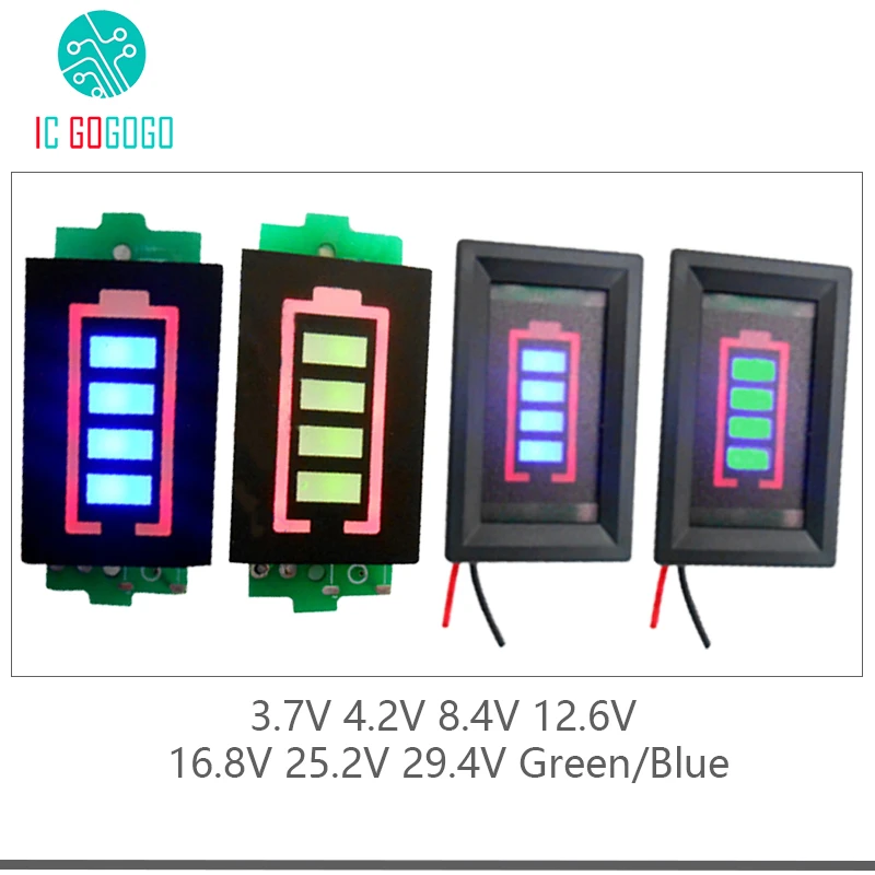 Details about / 1S 2S 3S 4S 6S Lithium battery capacity indicator module battery power tester BA
