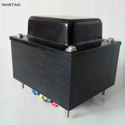 Iwistao ламповый усилитель силовой трансформатор 270 Вт 320V-0-320V 5 V 12 V 3.15V-0-3,15 V силиконовые стальные листы бескислородная медная проволока HIFI DIY