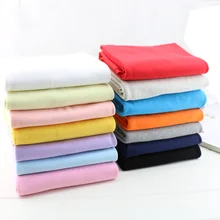 40s хлопок Двусторонняя трикотажная футболка ткань для детской одежды без флуоресцентного агента