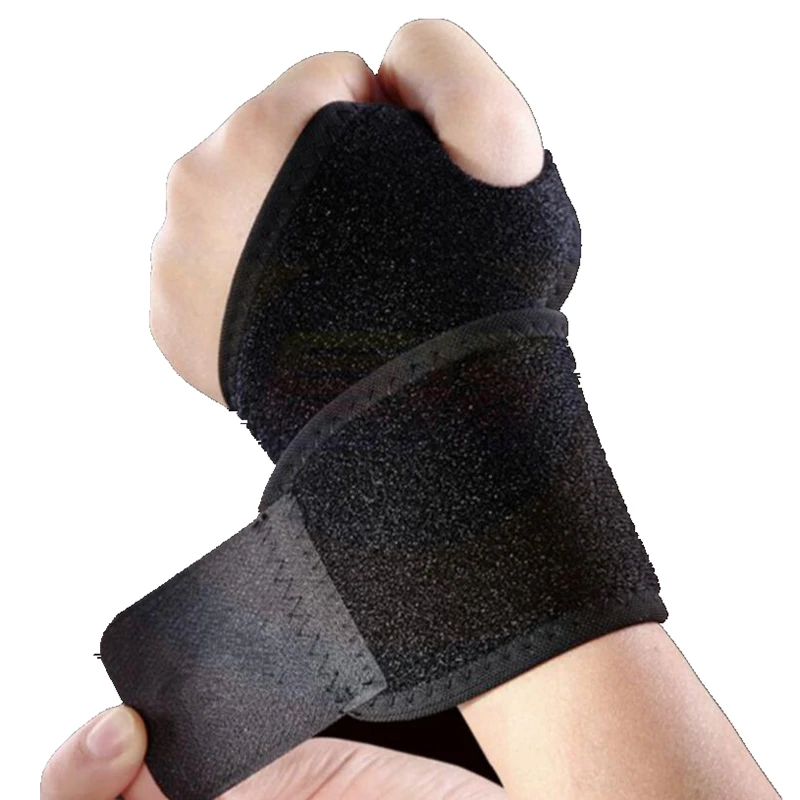 

2 pcs/lot Profession Neoprene Outdoor Protective Wrist Band Bandage Sport Basketball Tennis Wristband Wrist Support