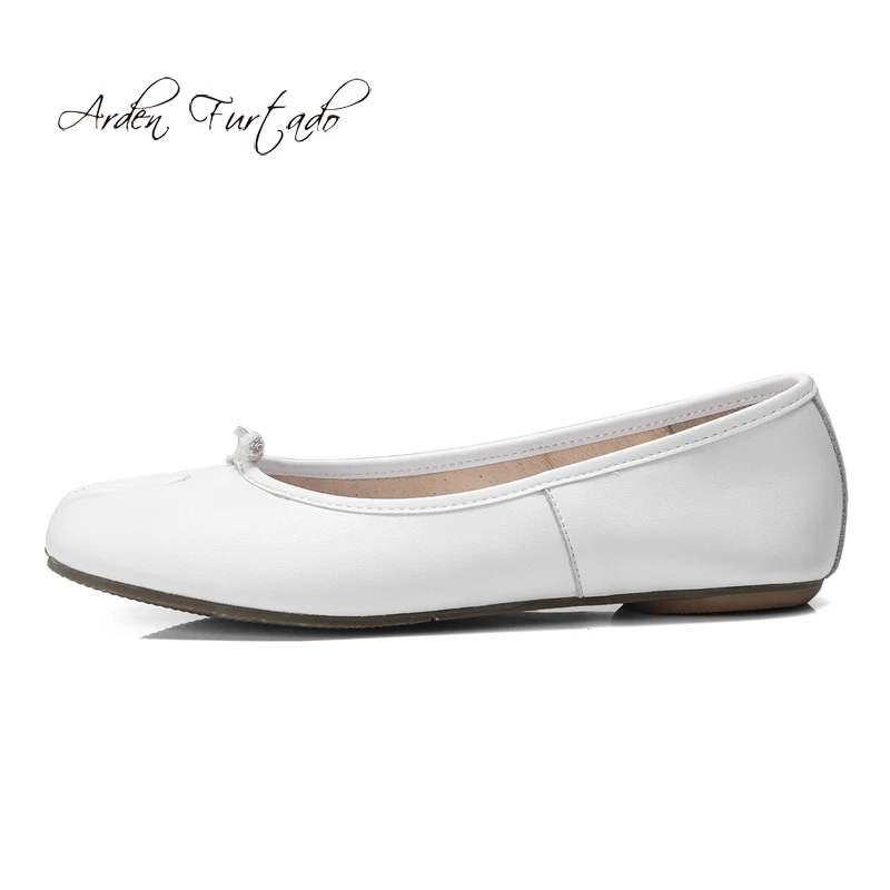 nude round toe flats