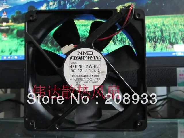 

For Minebea NMB 12025 DC 12V 0.74A 4710NL-04W-B50