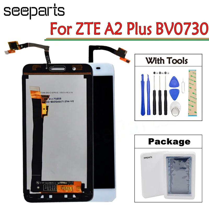 

5.5" For ZTE A2 Plus LCD Display Touch Screen Digitizer Assembly Replacement For ZTE Blade A610 Plus LCD