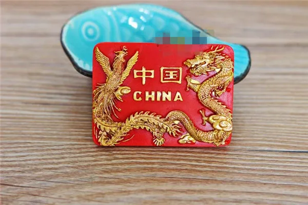 Traditional Chinese Dragon Tourist Souvenir Fridge Magnet - 6