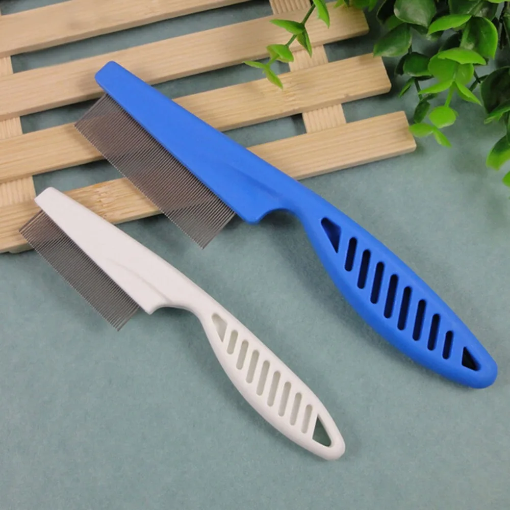 300pcs Free shipping Pet Dog Hair Flea Comb Stainless Pin Dog Cat