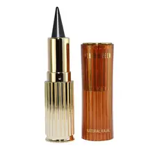 Золотая подводка для глаз с кошачьими глазками, плотная черная однотонная подводка для глаз, Ультра стойкий гель-карандаш, легко носить макияж, подводка для глаз, макияж