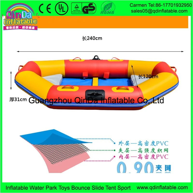 Factory directly price inflatable raft kayak for water games