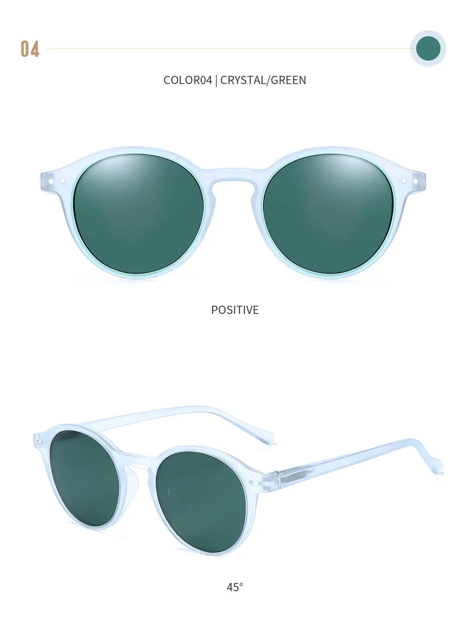 Поляризационные солнцезащитные очки для мужчин и женщин, Ретро стиль, круглая оправа, светильник, солнцезащитные очки, полароидные линзы,, модные солнцезащитные очки, UV400 BT4203