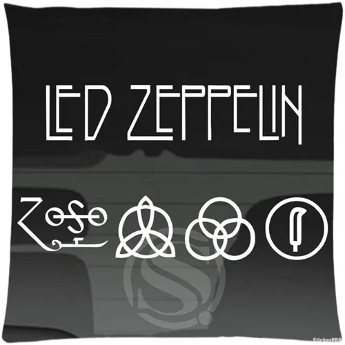 Пользовательские Led Zeppelin рок группа подушки наволочки 3" x 35" одна сторона LU-013