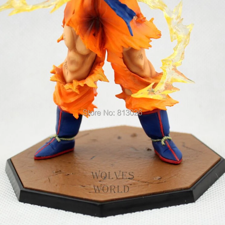 17 см Драконий жемчуг Z Super Saiyan Goku Son Фигурка Гоку в действии ПВХ Коллекционные